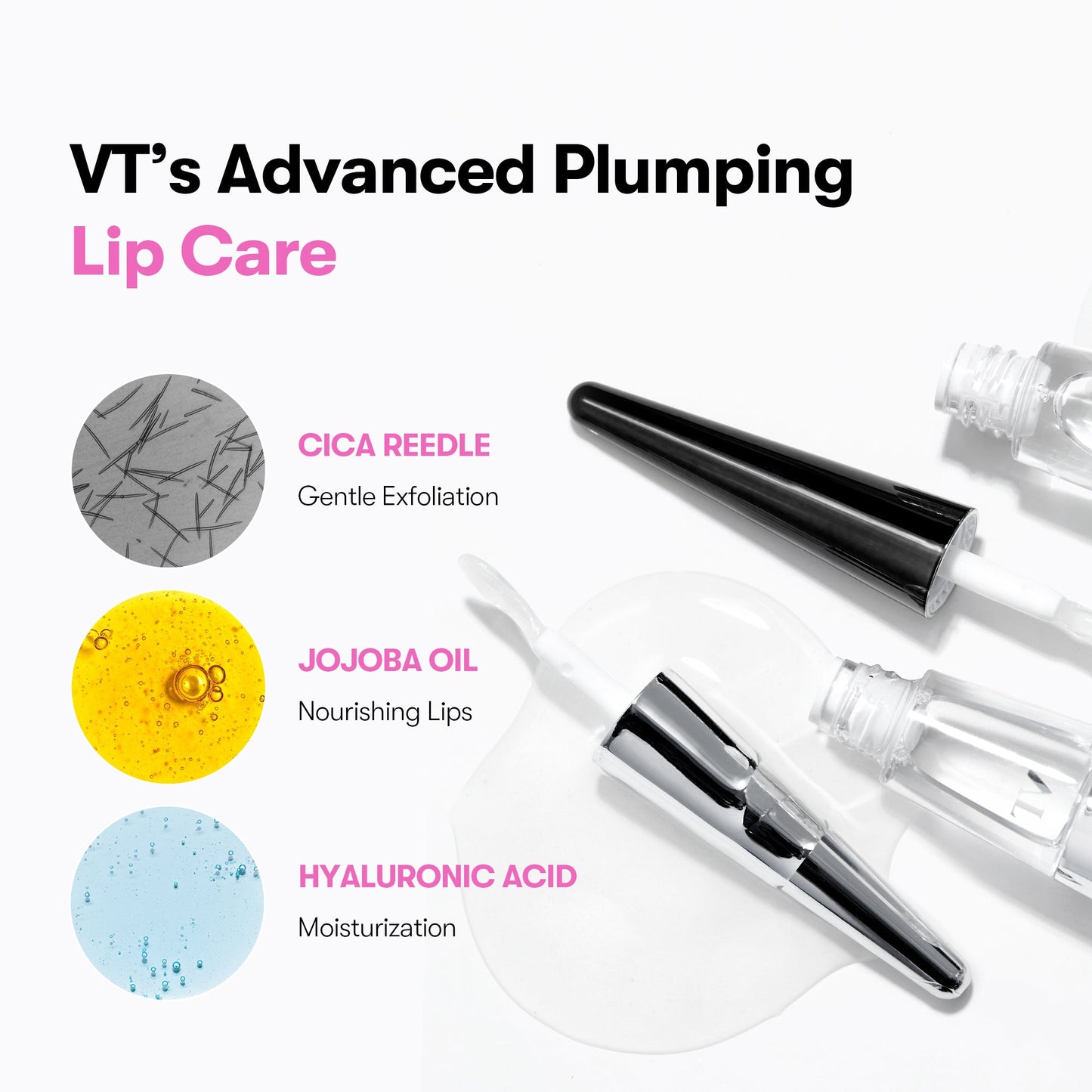 VT Reedle Shot Lip Plumper Expert - resultado antes y despues