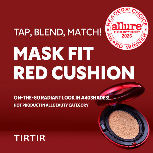 TIRTIR Mask Fit Red Cushion 24W Soft Beige - cushion coreano cobertura completa