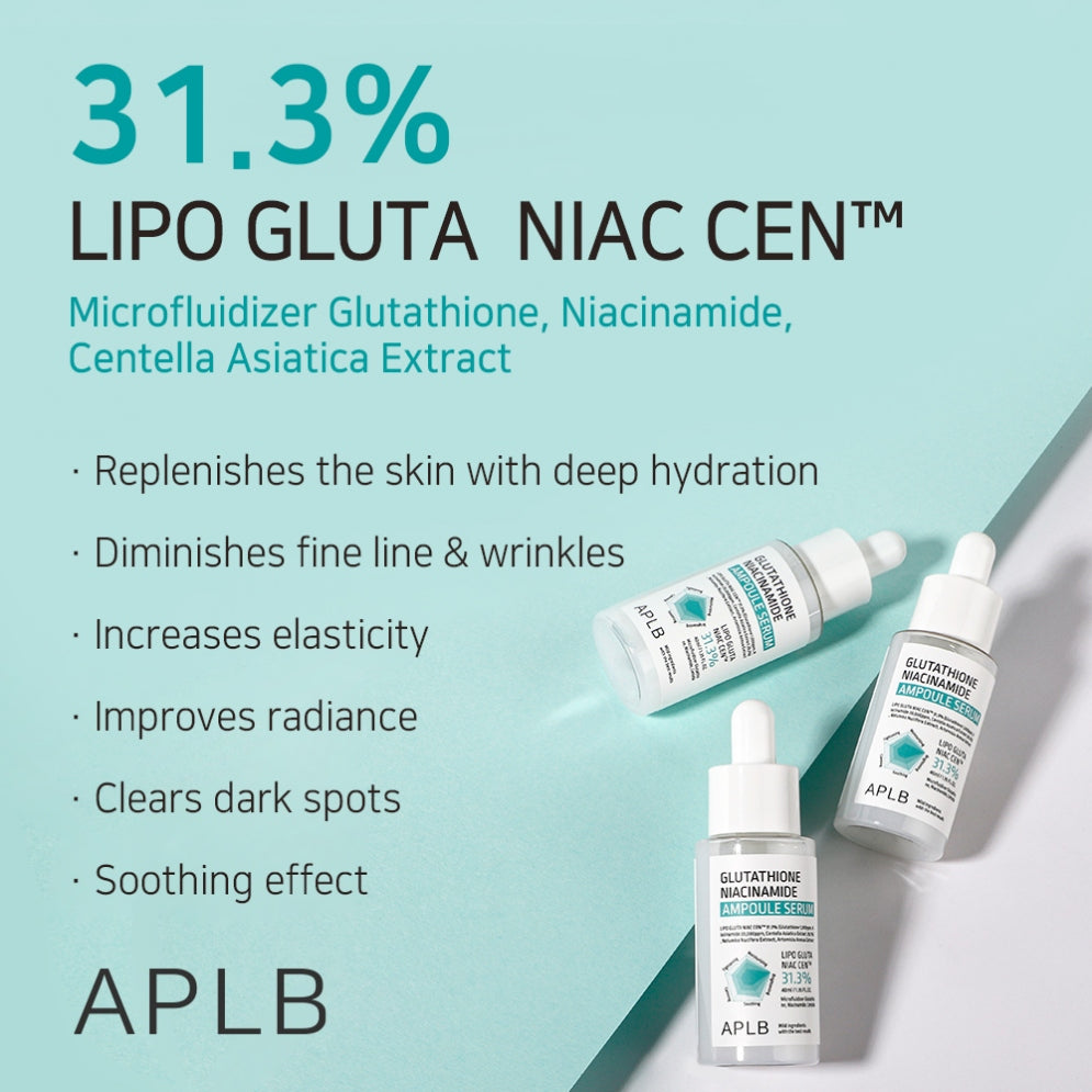 APLB Glutathione Niacinamide Serum ingredientes clave