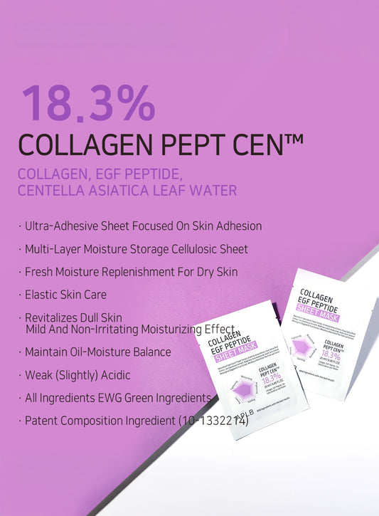 APLB Collagen EGF Peptide Sheet Mask empaque