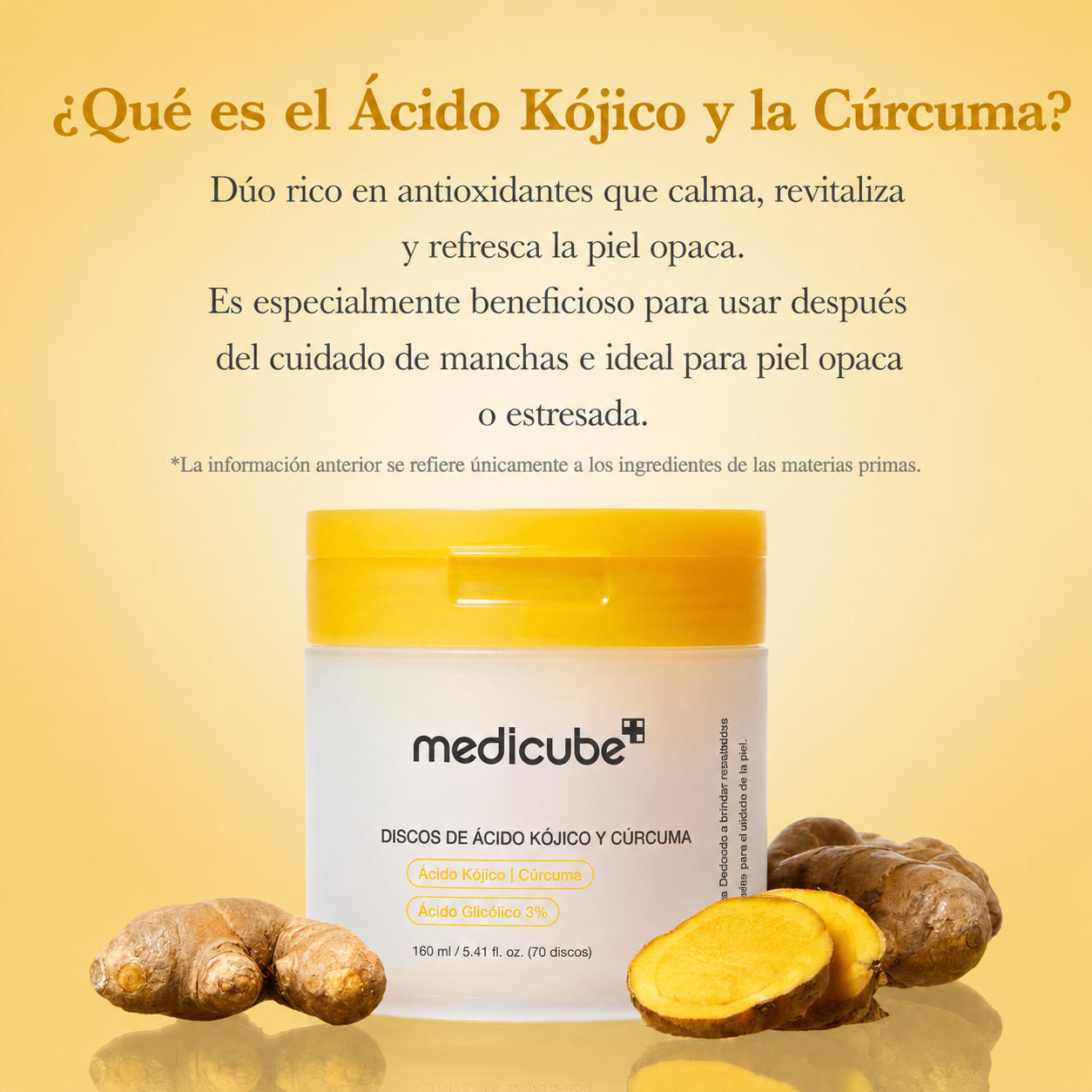 Medicube Kojic Acid Turmeric Pad
