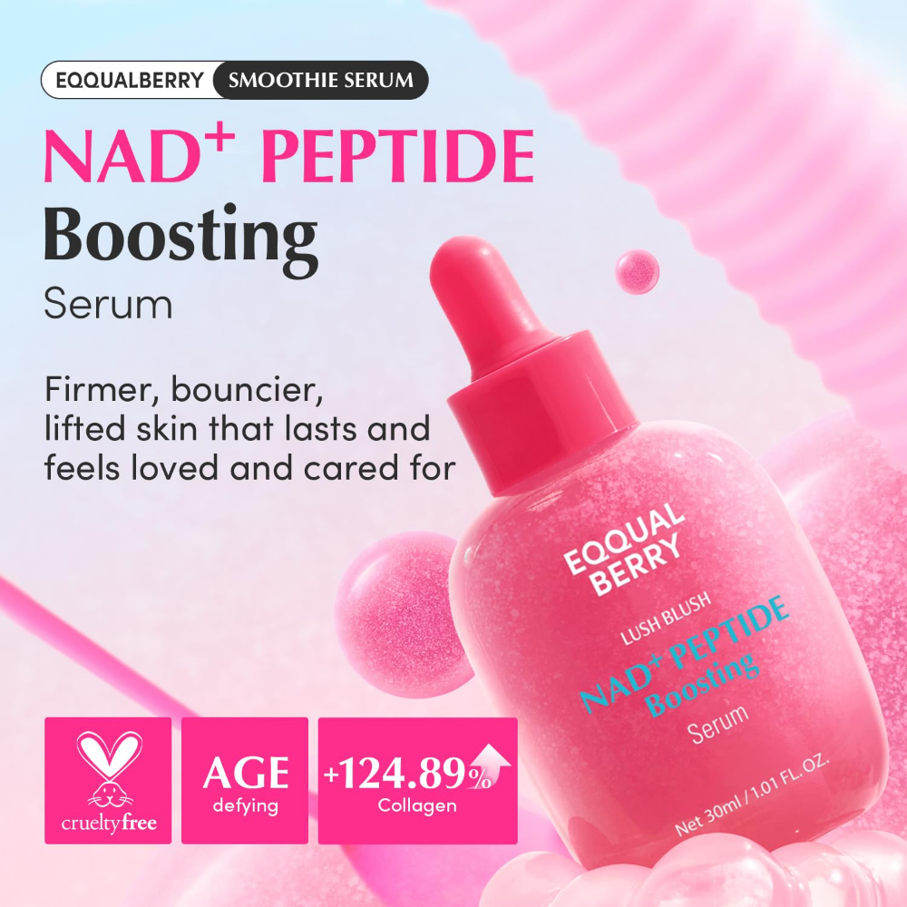 EQQUALBERRY NAD+ Peptide Boosting Serum empaque