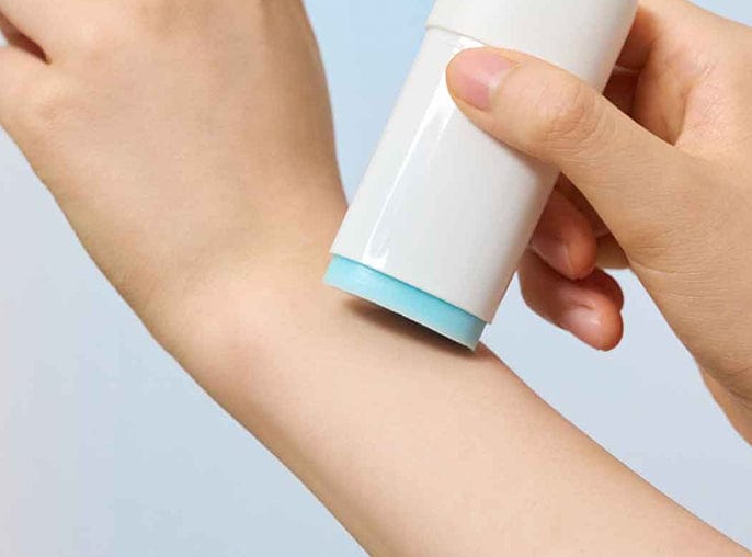 SKIN1004 Hyalu-Cica Silky-Fit Sun Stick modo de uso