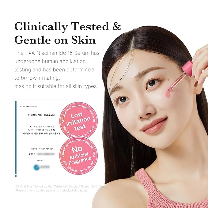 Medicube TXA Niacinamide 15 Serum ingredientes activos