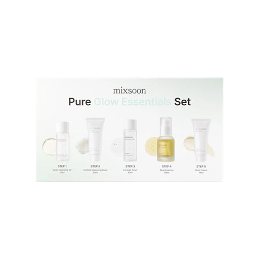 Mixsoon Glow Essentials Set rutina skincare coreana 5 pasos